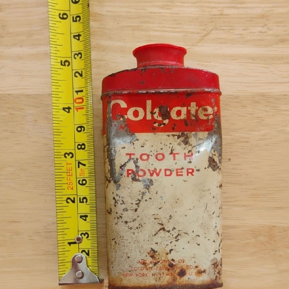 Colgate Vintage Tooth Powder Tin